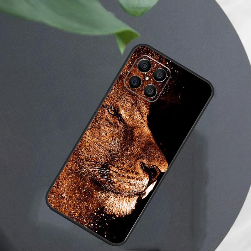 Lion Animal For Honor Magic 5 6 7 8 Pro Case For Honor 400 200 50 70 Lite X8c X8b X9a X9b X9c X9d Win RT