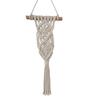 Boho geflochtenes Wandbehang, Geometrischer Wandbehang, Geknüpfter Baumwollseil Wandbehang mit Quasten für Zuhause Schlafzimmer Kinderzimmer Eingangsbereich Wandkunst