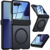 Galaxy Z Flip 8 Case With Magnetic Snap-on Design Frosted Matte Finish Full Coverage Protection Built-in Screen