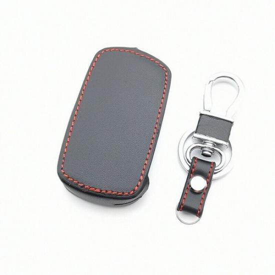 Leather Car Remote Key Fob Case Shell Cover For Land Rover LR3 Range Rover Sport