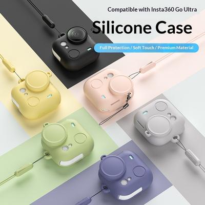 TaGOUltra Body Silicone Cover Lens Cover Accessories Protective Cover Thumb Camera Anti-drop Cover Case