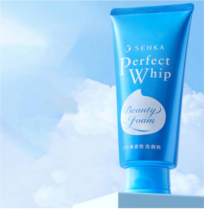 Senka Perfect Whip Gesichtswasch Schaumreiniger 40g – Reichhaltiger Mikro-Schaum Tiefenreinigung
