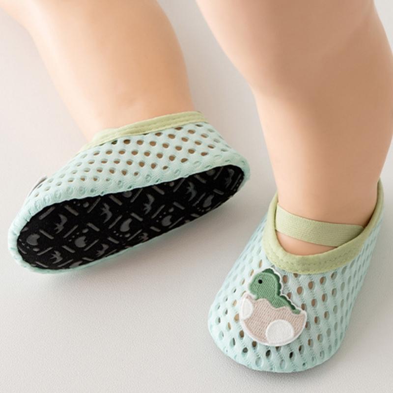 Infant Anti Skid Floor Socks with Cartoon Design for Baby Ages 10 Months to 3 Years Toddler Learning to Walk Shoes