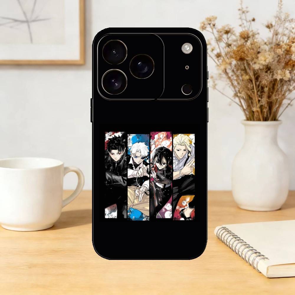 Chihiro Dark Anime K-Kagurabachi Phone Case Silicone black Soft For IPhone 17,16,15,14,13,12,11,SE,Plus Pro Max