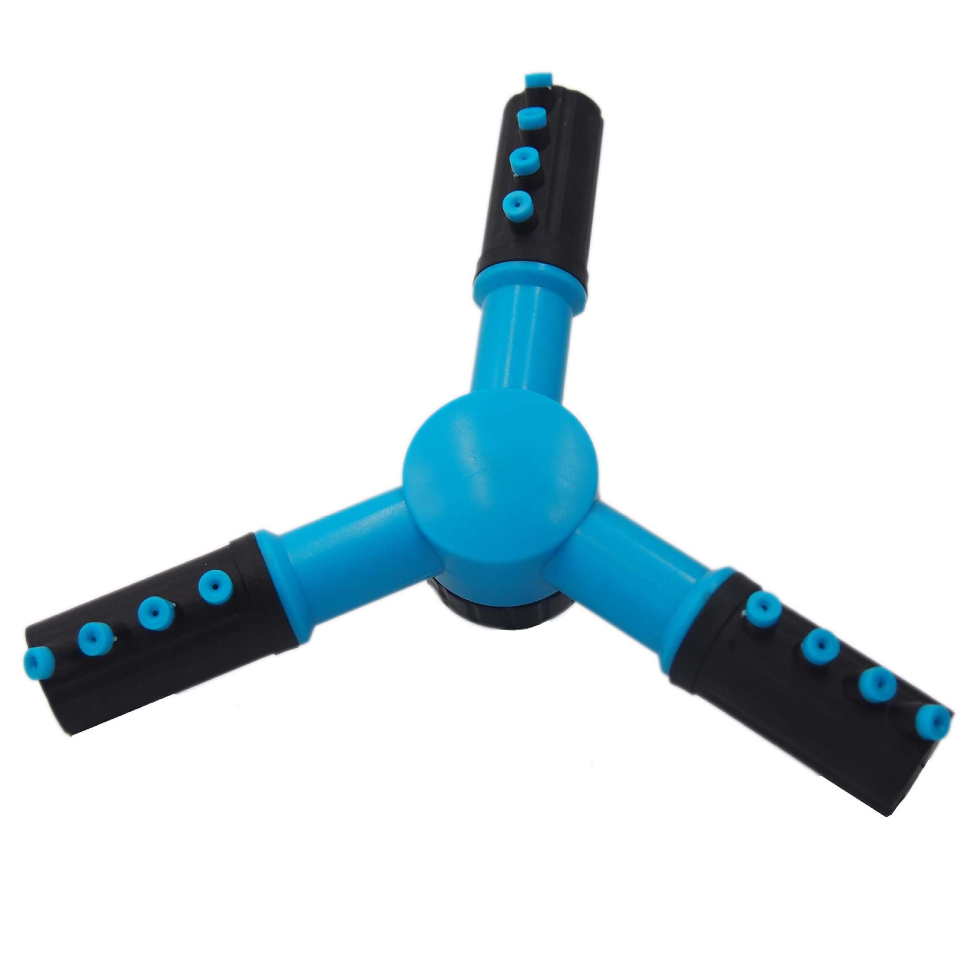 360° Auto-Rotating Sprinkler with 4-Point Male Thread, Multi-Purpose Garden & Flower Water Nozzle