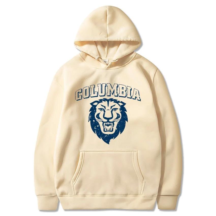 

Худи Columbia с принтом однотонного цвета, классическая куртка для осени/зимы, повседневное худи, теплая уличная мода, спортивная одежда с длинными рукавами 3XL