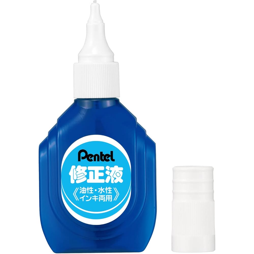 Pentel Correction Liquid, Oil-based and Water-based Ink, Boxed ZL1-WK