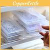 Compact Transparent Storage Box For Students And Office Desk Supplies