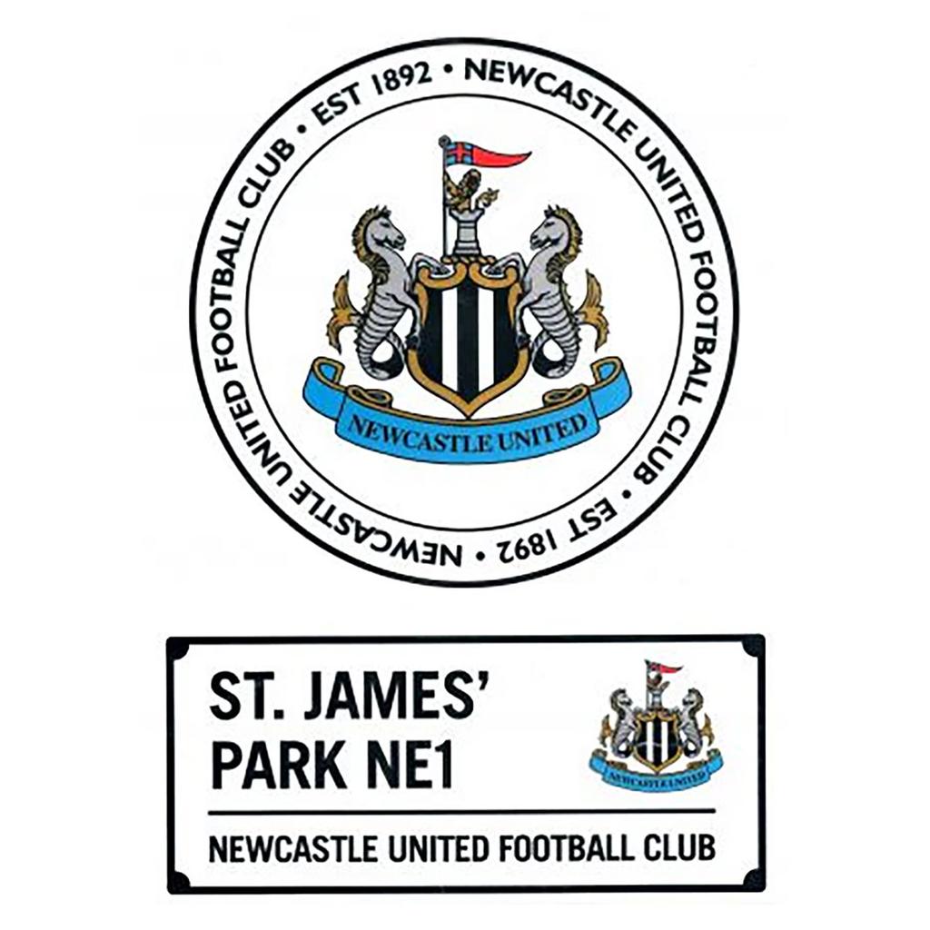 Newcastle United FC A4 Car Decal (Pack of 2)