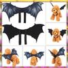 Aug. Festive Halloween Dog Costume Bat Wings Outfit For Club Outdoor Dress Up For Dogs Prop B