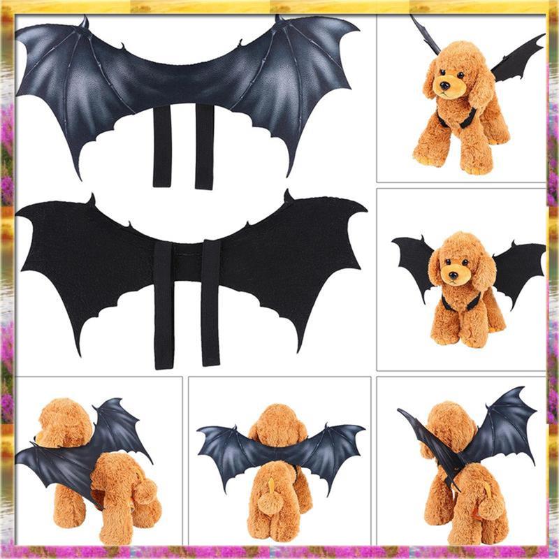 Aug. Festive Halloween Dog Costume Bat Wings Outfit For Club Outdoor Dress Up For Dogs Prop B