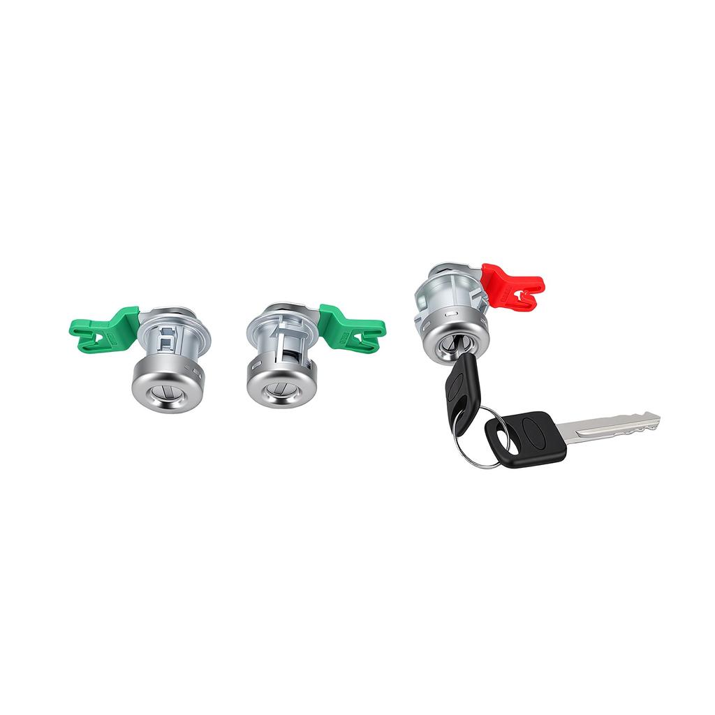 Ignition Switch Door Lock Cylinder Tailgate Lock Kit with Keys Replacement for Ford F 250 F 350 1998 2007 707624
