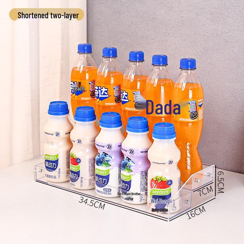 Dryckeshylla Multifunktionell Displayhylla för Mjölkte och Drycker - Liten, Flerlagers Förvaringshyllor för Närbutiker