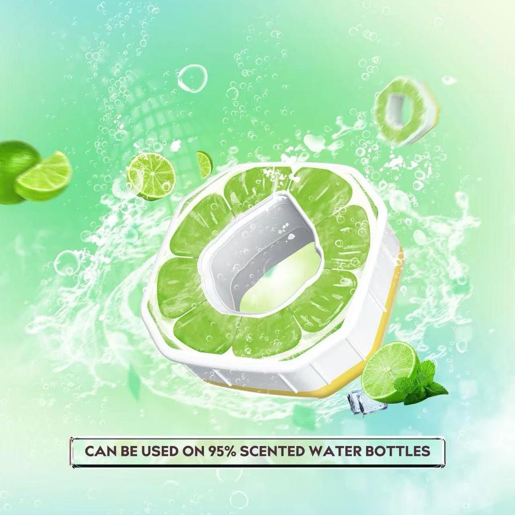 Square Scented Water Cup with Zero Sugar & Calories – Extract Scent Ring for Fun, Flavorful Drinking.