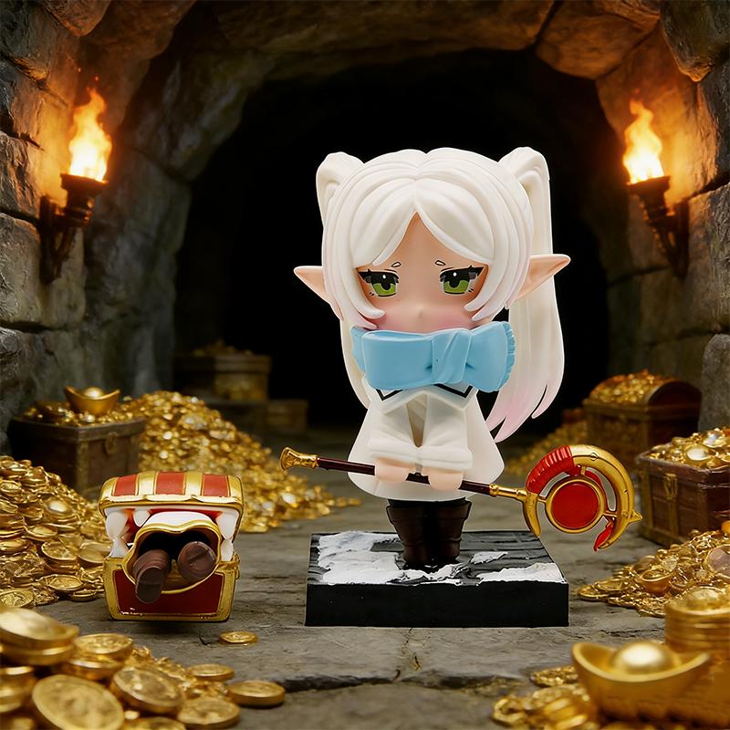 multiple models Frieren Anime Girl Figure Frieren Beyond Journey's End FernHimmel/Stark Action Figure Collectible Model Doll Toy