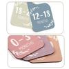 Pack of 8 Double Sided Wooden Dividers Baby Wardrobe Partition  Nursery Closet Organizers Practical Clothes Separator