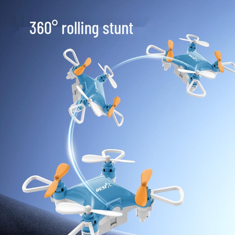 Compact Children's Mini Drone: Fixed-Height Quadcopter Remote Control Toy