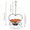 Heart Shape Hanging Bird Feeder Retro Bird Water Drinker Bird Feeding Station  Various Pet Birds