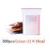 100/200/300PcsThicken Zipper Sealed Bags Clear Plastic Storage Bag for Food Packing Reclosable Zippers Sealing Pouch Wholesale