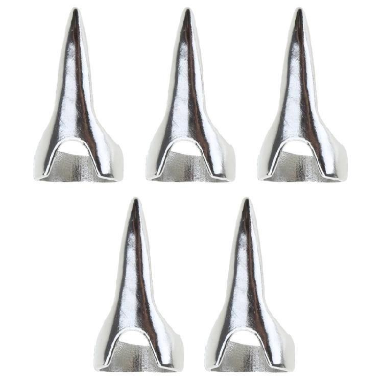 5pcs Finger Ring Metal Nails For Fingers Easy Braiding Hair Tool Finger Claws