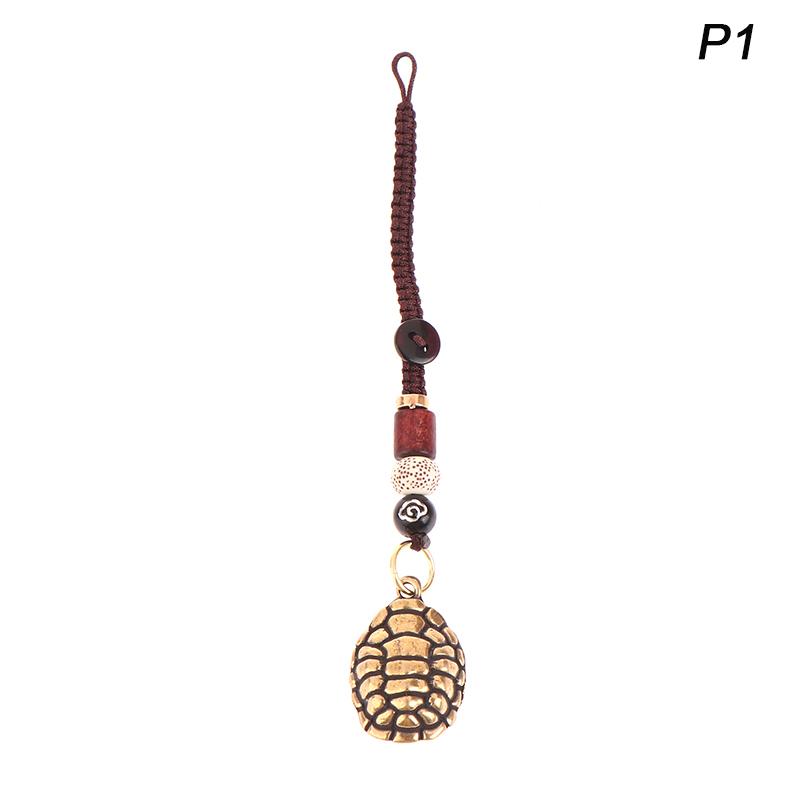 Vintage mosazné tibetské buddhistické mantra- zvonkové klíčenky šňůrka přívěsky ručně vyráběné lano kroužky na klíče od auta visací šperky