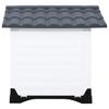 vidaXL Niche pour chien Gris 90,5x68x66 cm Polypropylène