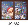 Christmas Window Decoration Stickers Merry Christmas Wall Stickers Window Glass Merry Christmas Home Decoration Happy New Year Stickers