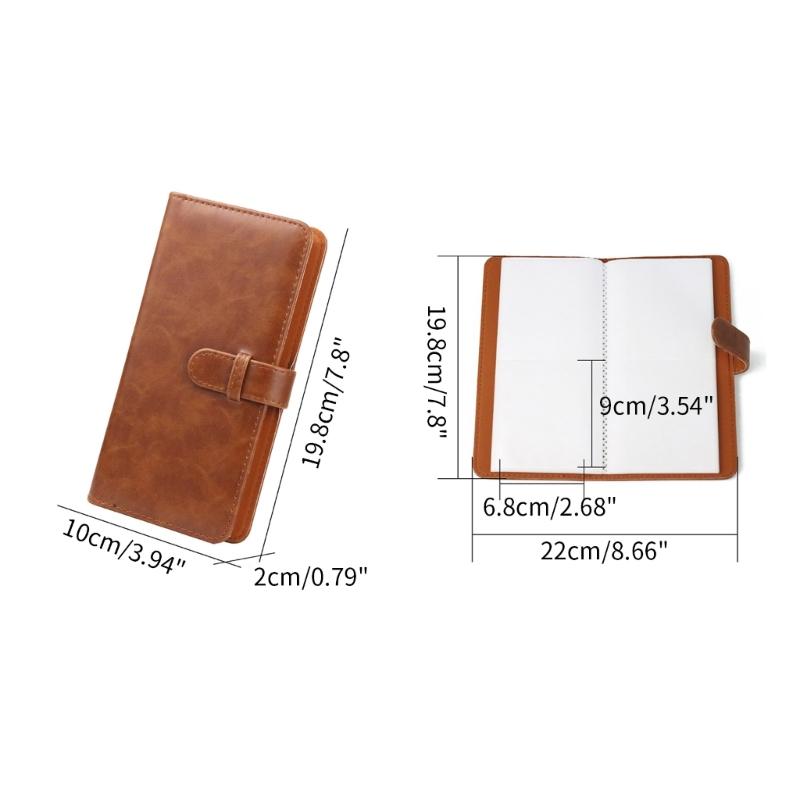 Durable 80 Pocket PU Photo Album Camera Accessory Children Growth Memorial Booklet Interleaf Type Family Album Women
