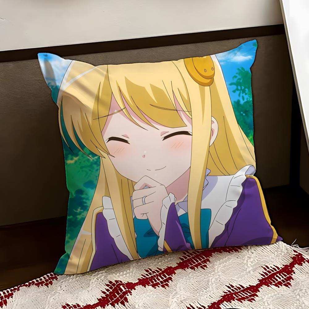 Anime IsekaiSuma Cushion Cover Reversible Soft Durable Pillow Cover Home Car MultiScene Use for Daily Comfort