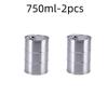 1Pc 25oz Water Bottle Drums Whisky  Portable Stainless Steel Hip Flask