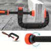 Two 7-inch Spring Clamps with Strong Clamping Force, Reinforced Plastic Nylon Heavy-duty Spring Claw Open Clamps