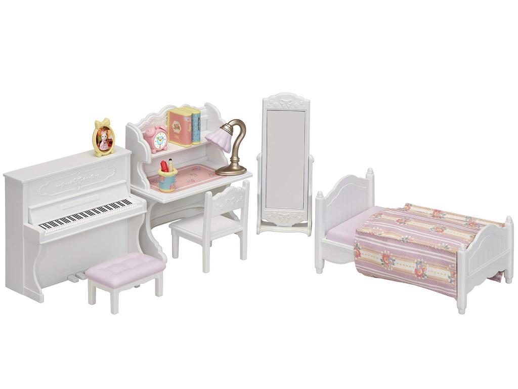 Sylvanian Families Furniture Room ST Mark Certified Toy Dollhouse for Ages 3 and by Epoch [Kids' Set] SE-202 Up,