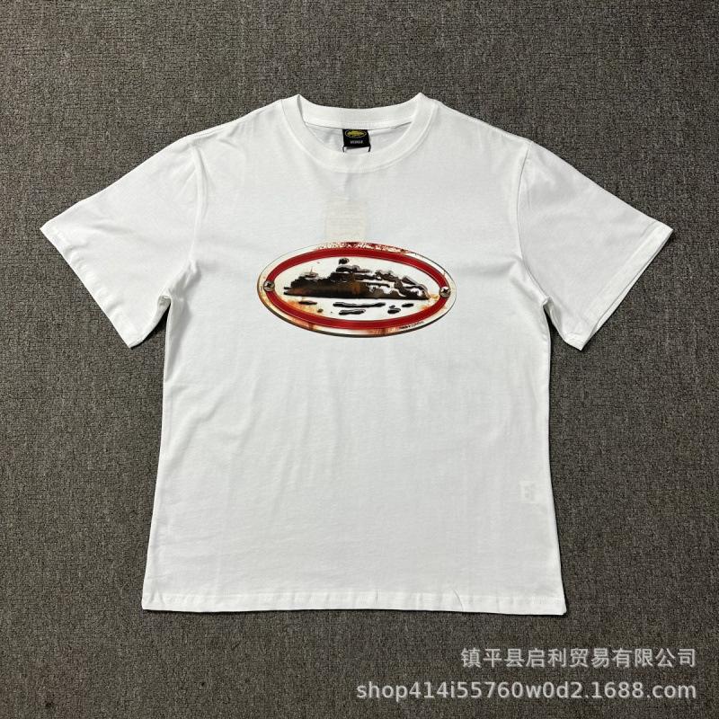 New High Street Corteiz Alcatraz Fun Letter Print Men's and Women's Casual Short Sleeve T-Shirt