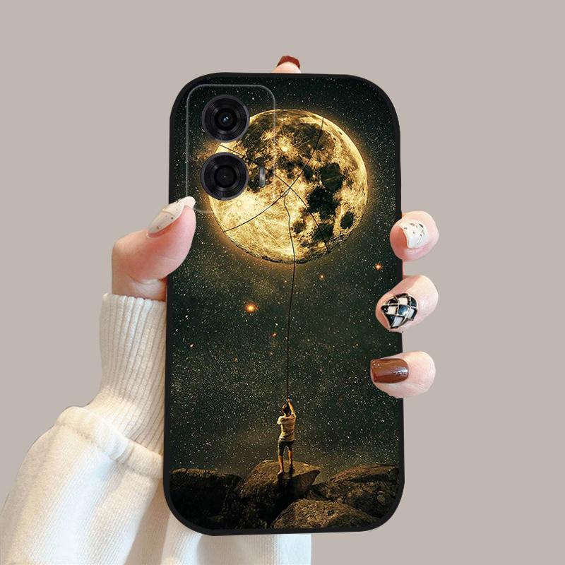 For Motorola Moto G24 Power 4G Case G 24 New Fashion Flower Silicone Soft Back Cover For Moto G04 G04s Phone Case MotoG04 Coque