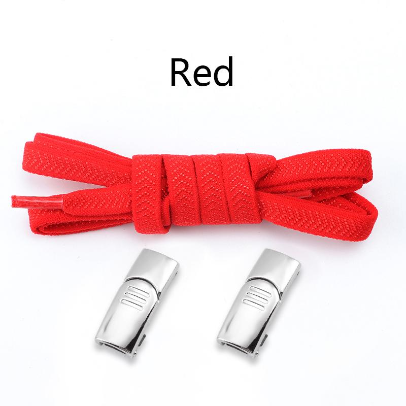 New Magnetic Buckle Lock Shoelaces Without ties Flat Elastic Laces Sneakers Kids Adult No Tie Shoe laces for Shoes Accessories
