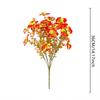 Autumn Eucalyptus and Pansy Phalaenopsis Artificial Flowers for Outdoor Courtyard Decor.