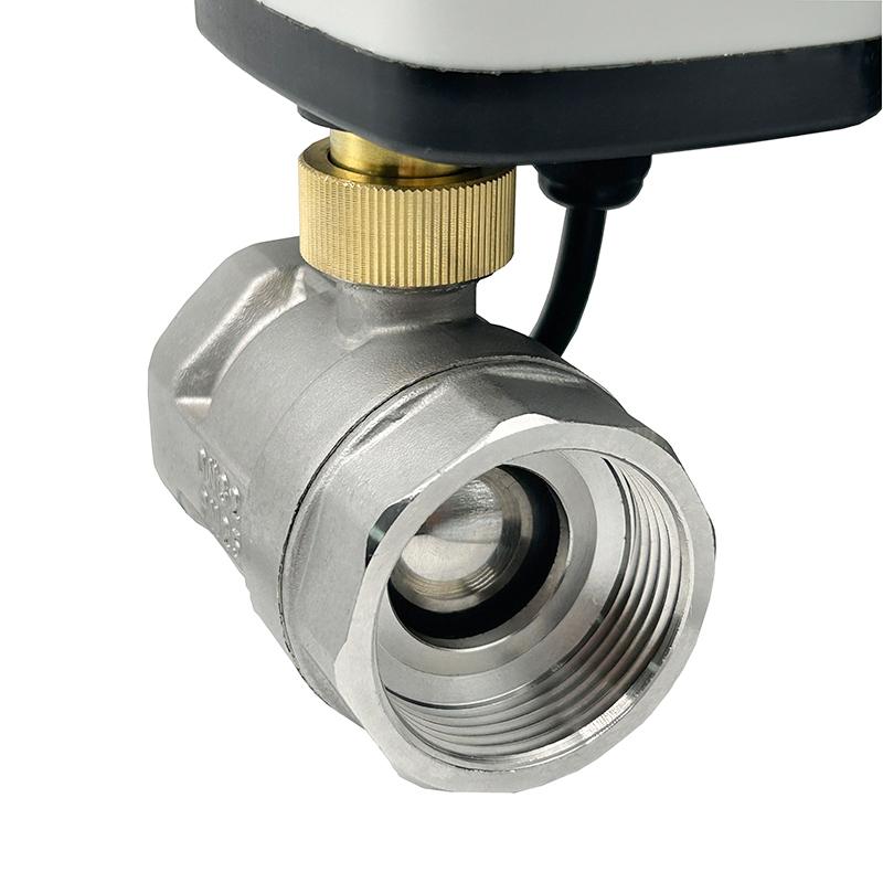 DN15 DN20 DN25 DN32 DN40 DN50 304 Stainless Steel Electric Ball Valve 3-wire 2-way Control Motorized Ball Valve