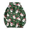 Women's Fashion Casual Long Sleeve Christmas Print Cardigan Coat With Pocket Zipper
