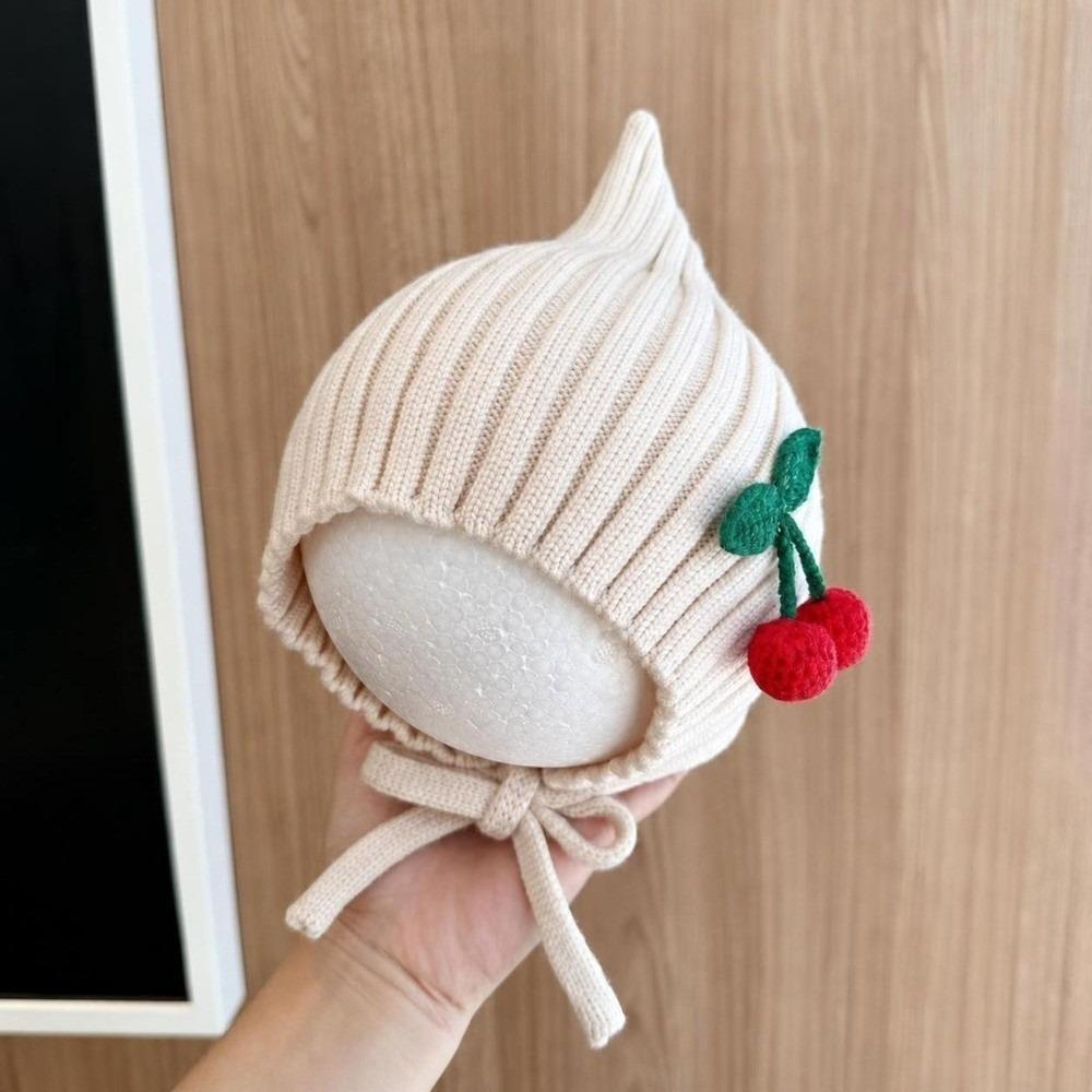 Thick Infant Winter Hat Soft Girls Knitted Hat Fashion Baby Hooded Hat