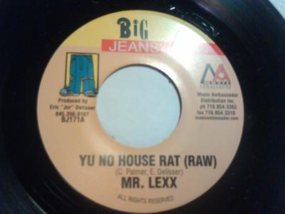 7-Zoll-Schallplatte MR. LEXX - Yu No House Rat BJ171 Big Jeans Recor 2006 Jamaica Reggae, Ska & Dub Gebraucht