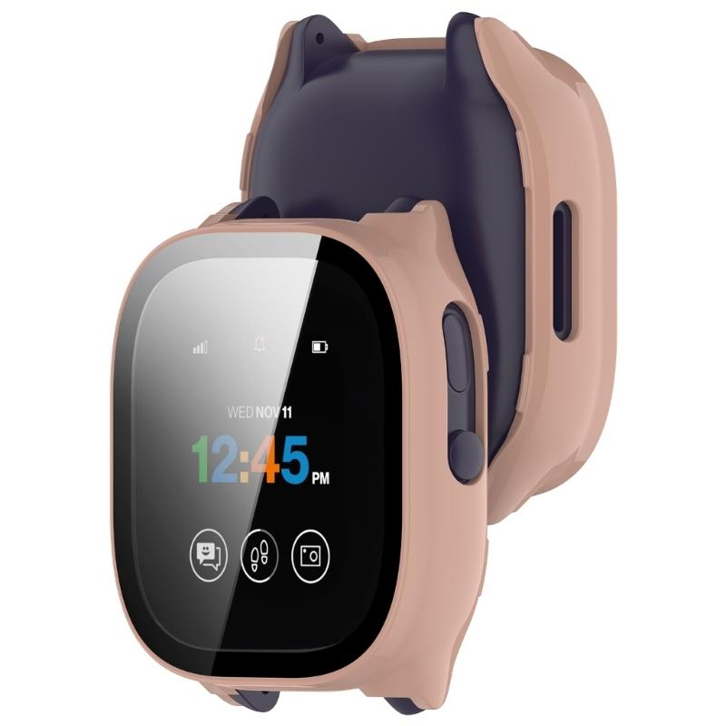 Screen Protector Film Watch Shell with Tempered Glass Film for Watch 3 Scratchproof Case Protective Case Cover