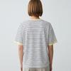 Nuova T-shirt a Maniche Corte a Strisce da Donna Estate Stampa Vintage Scollo a O Oversize Tee Casual Streetwear T-shirt Larghe Top Y2K