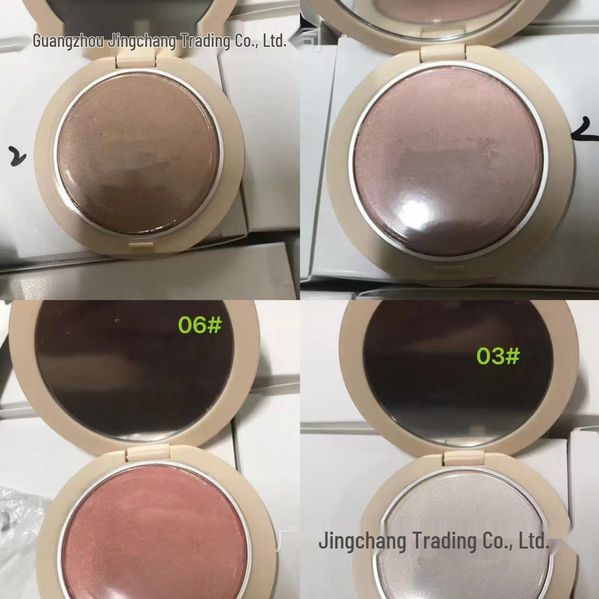 Dijiase Leather Highlight & Contour Palette 6g - #001 Nude Glow, #002 Pink Glow, #003 & #006
