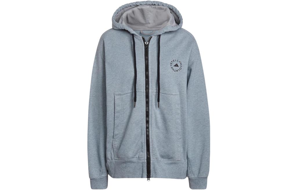 adidas By Stella McCartney Logo-embroidered Zip-up Hoodie HB7405