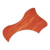 Acoustic Guitar Pickguard PVC Wood Grain Pattern Durable 3D Pickguard Scratch Plate Bird Shape