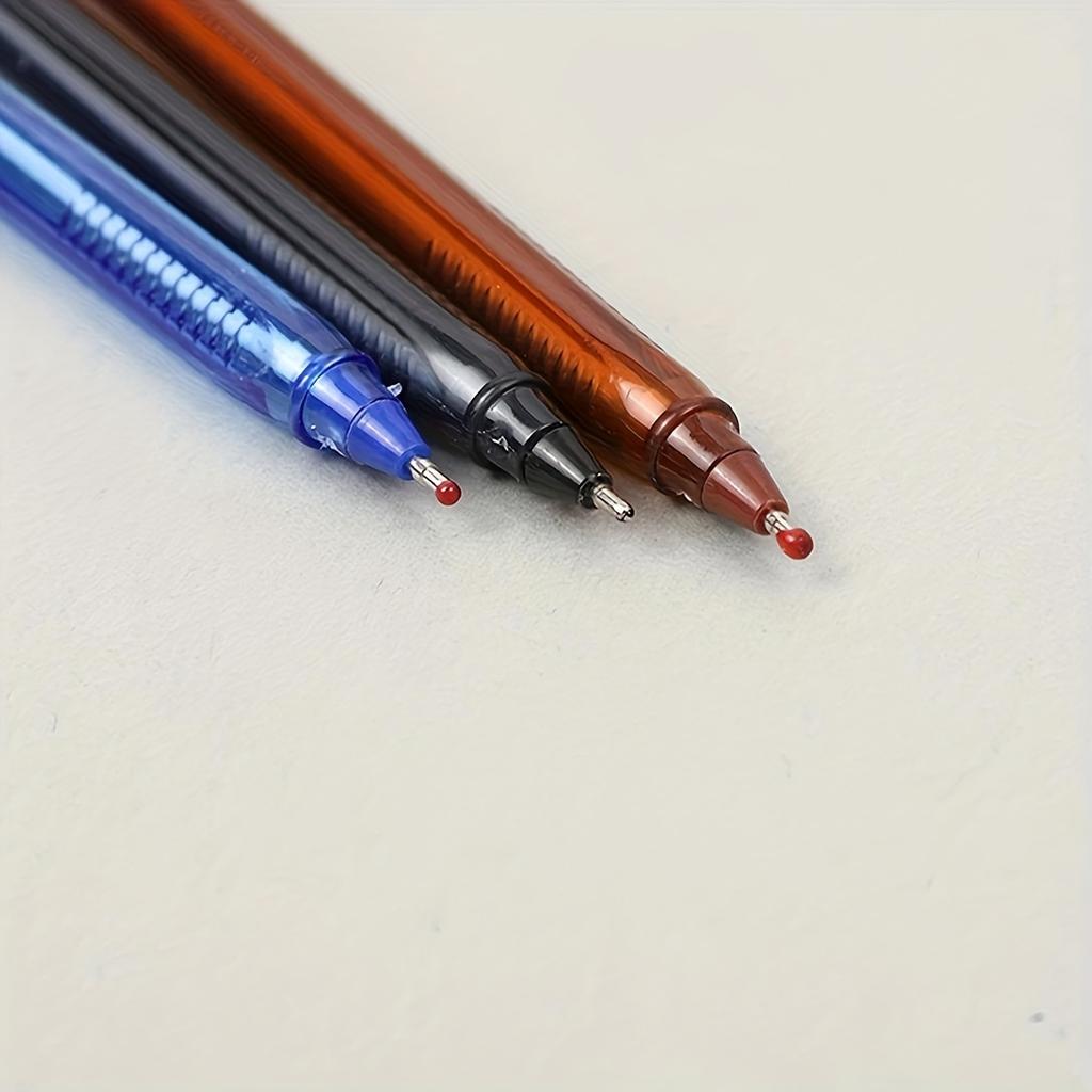 Ballpoint Pen Bullet Type 1.0mm Socket Plastic Pen 10 Colors Creative Ballpoint Pen Children Stationery Office Ballpoint Pen