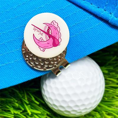 Segnapalla da Golf Clip per Cappello Magnetico Segnapalla da Golf con Clip per Cappello Accessorio da Golf per Golfisti Uomini Donne