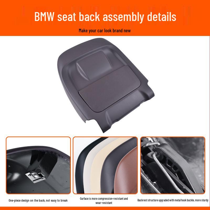 Compatible with BMW 5 & 7 Series Seat Backrest/GT/X5/X6 Seat Cover & Back Panel Assembly