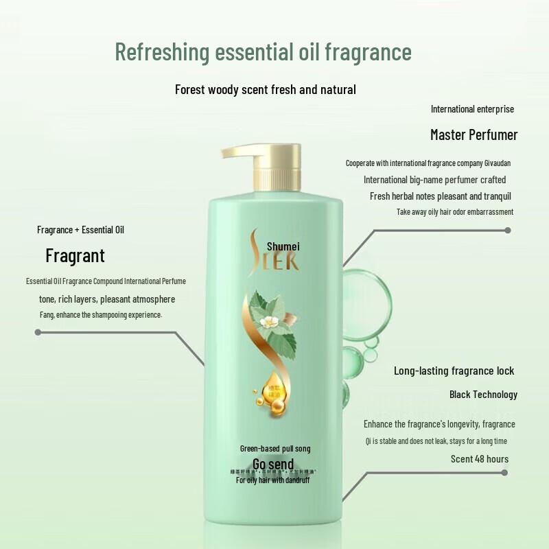 Selsun Blue Green Tea Seed Anti-Dandruff Oil Control Shampoo