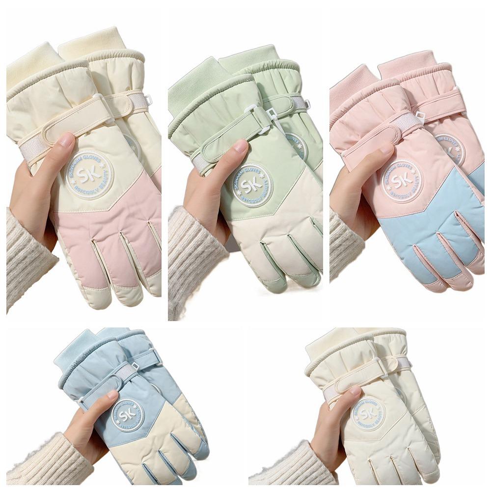 Full Finger Winter Warm Gloves Touchscreen Motorcycle Gloves Skiing Gloves  Bicycle